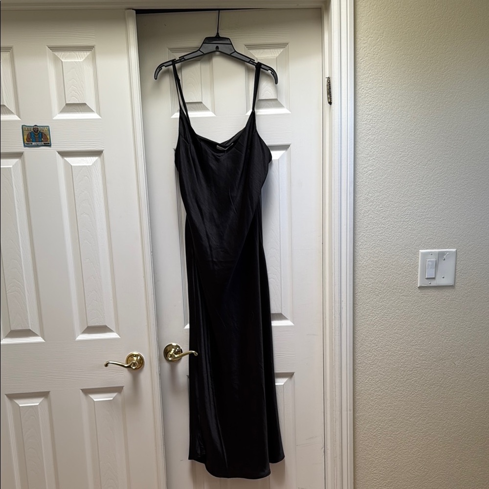 Elegant Black Slip Dress
